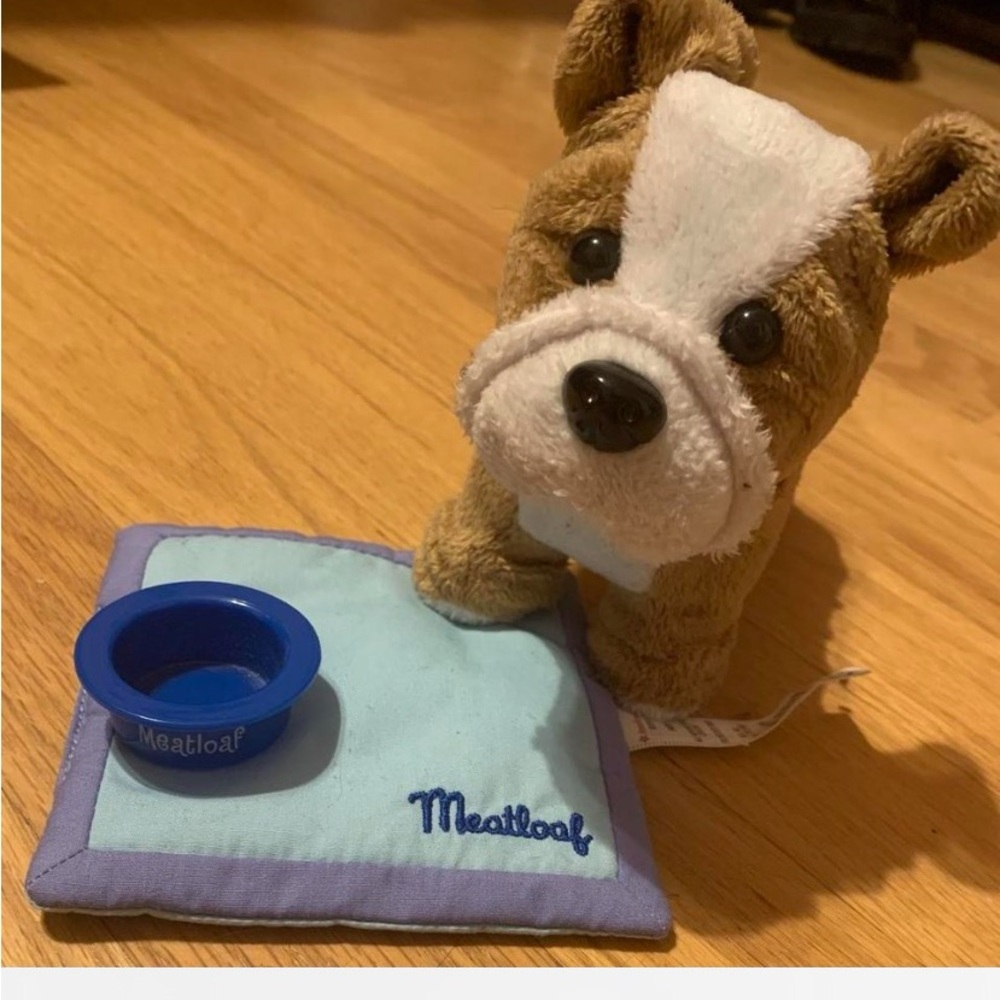 SOLD….American Girl pet dog Meatloaf